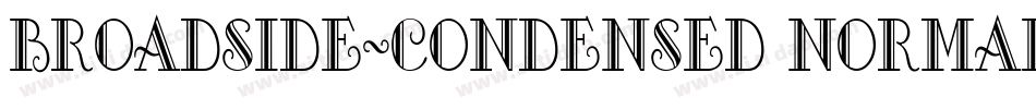 Broadside-Condensed Normal字体转换